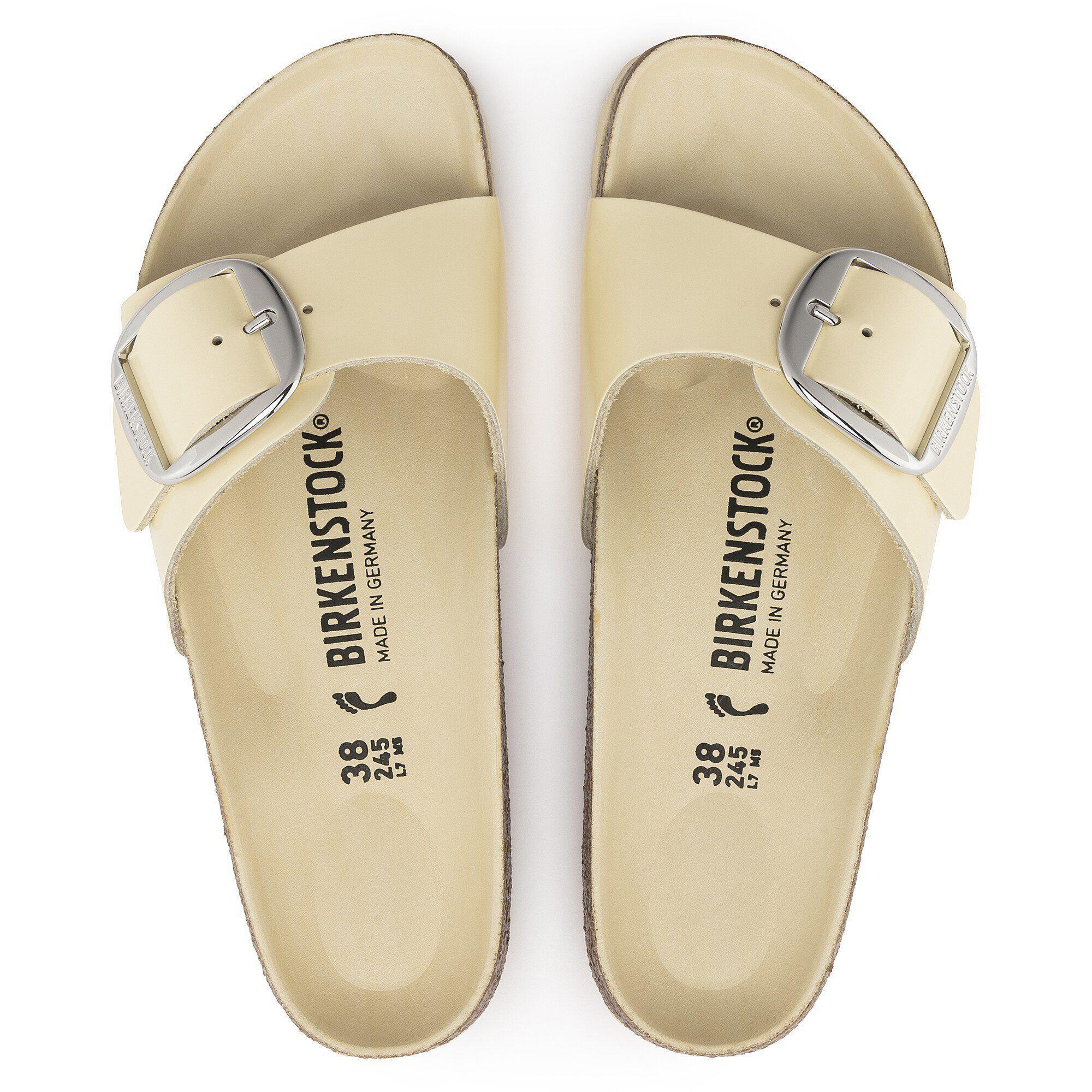 Madrid Big Buckle Natural Leather Patent Product Image