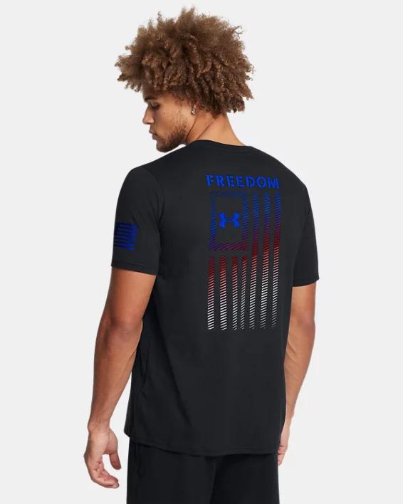UA Freedom Flag Gradient Mens T-Shirt Product Image