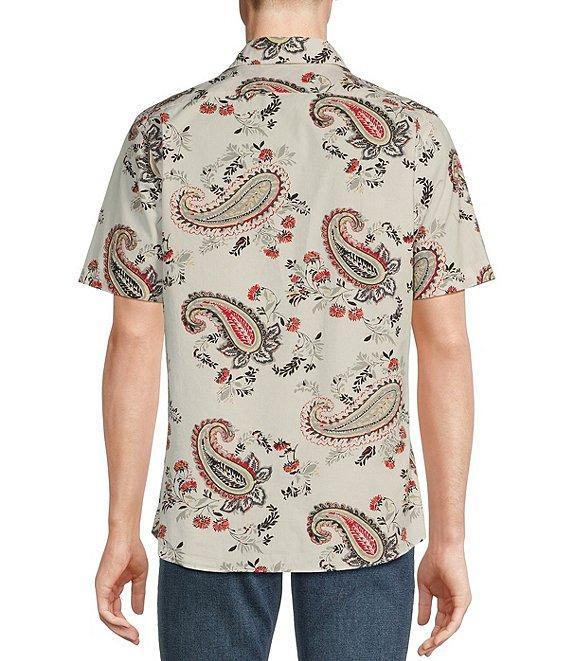 Cremieux Premium Denim Large Multi Paisley Stretch Woven Shirt Product Image