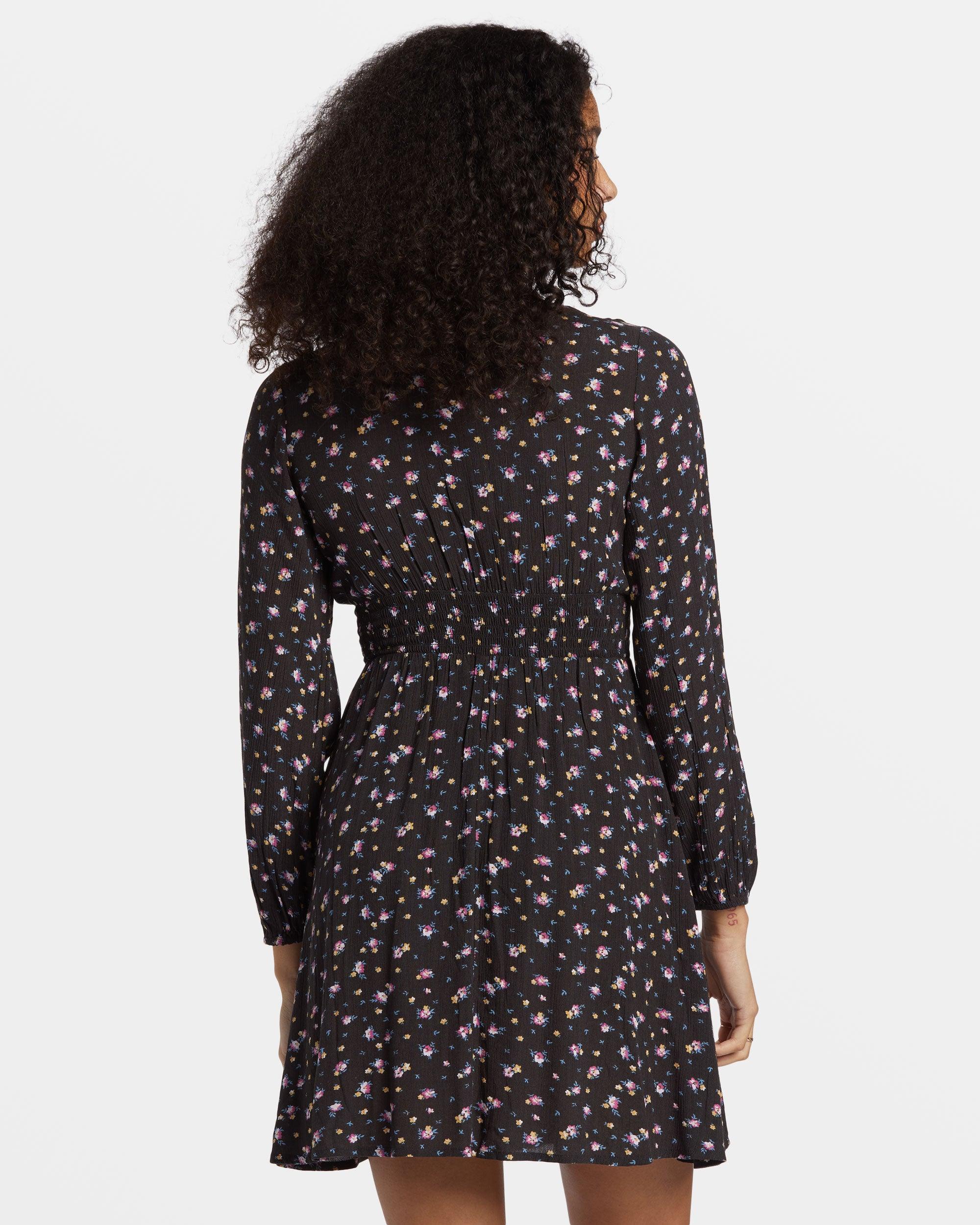In Ur Dreams Long-Sleeve Mini Dress - Black Sands Female Product Image
