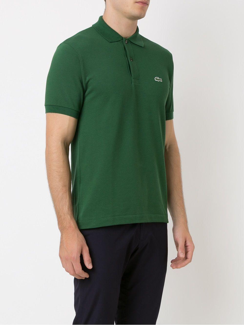logo-patch short-sleeve polo shirt Product Image