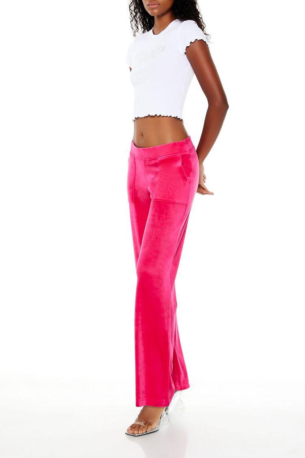 Juicy Couture Velour Flare Pants | Forever 21 Product Image