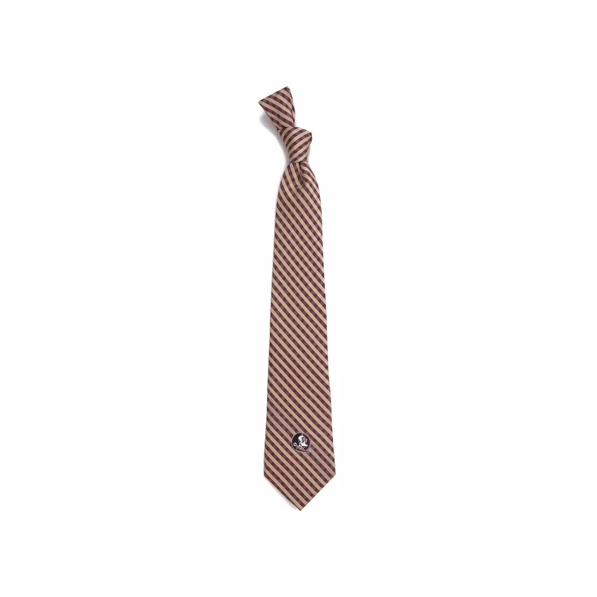Men's Wisconsin Badgers Gingham Tie, Team Product Image