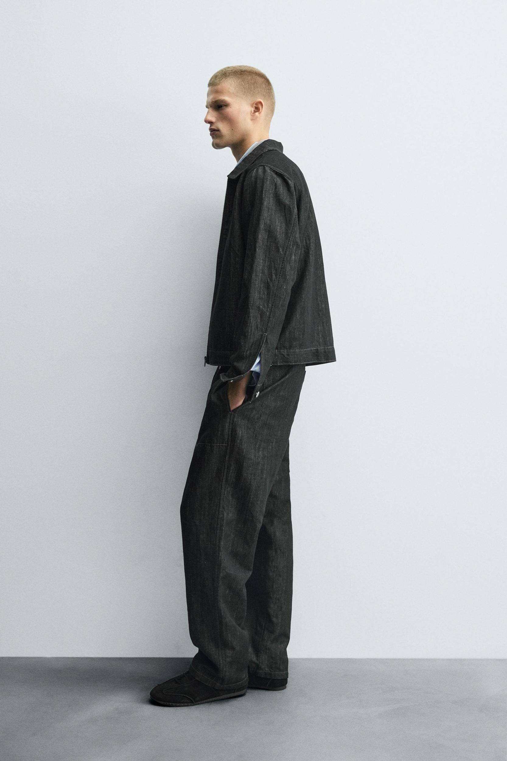 RELAXED FIT DENIM JACKET Product Image