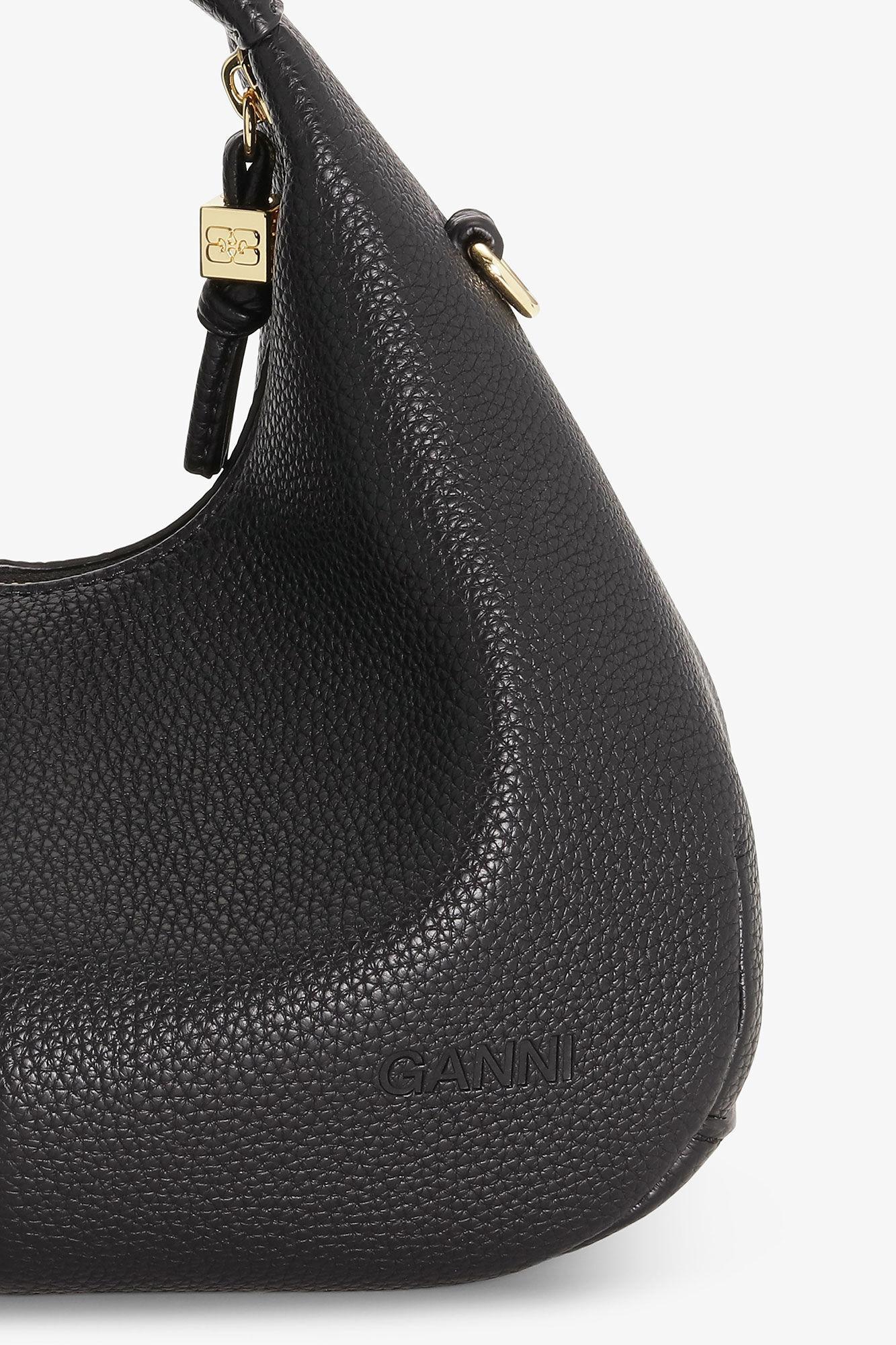 Black Mini Hobo Bag Product Image