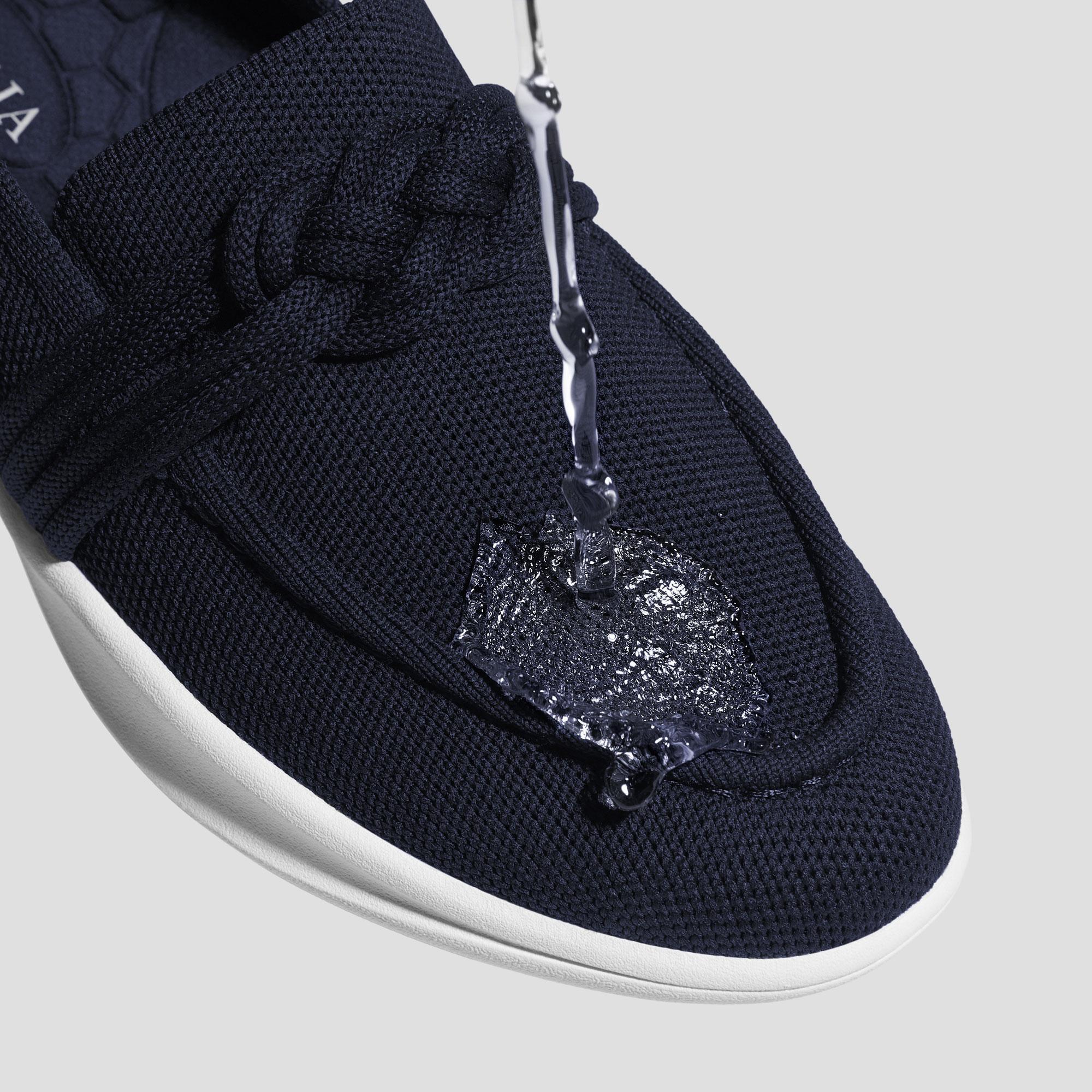 Water-Repellent Round-Toe Sneaker Loafers (Iasmin) Product Image