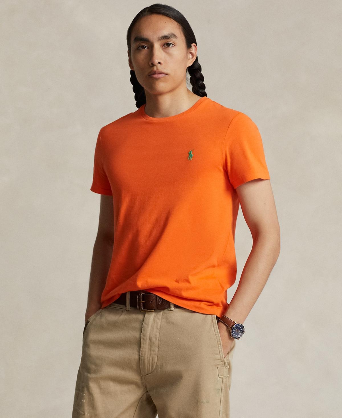 Polo Ralph Lauren Classic Fit Jersey Crewneck T-Shirt (Turquoise) Men's T Shirt Product Image