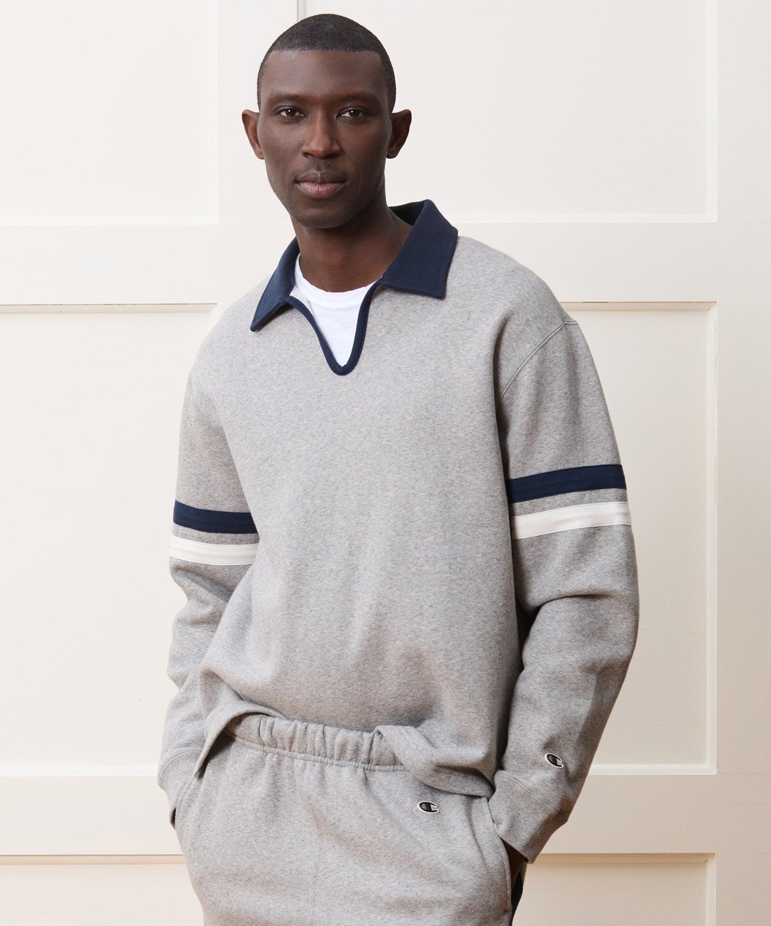 Champion Relaxed Fleece Striped Polo Product Image