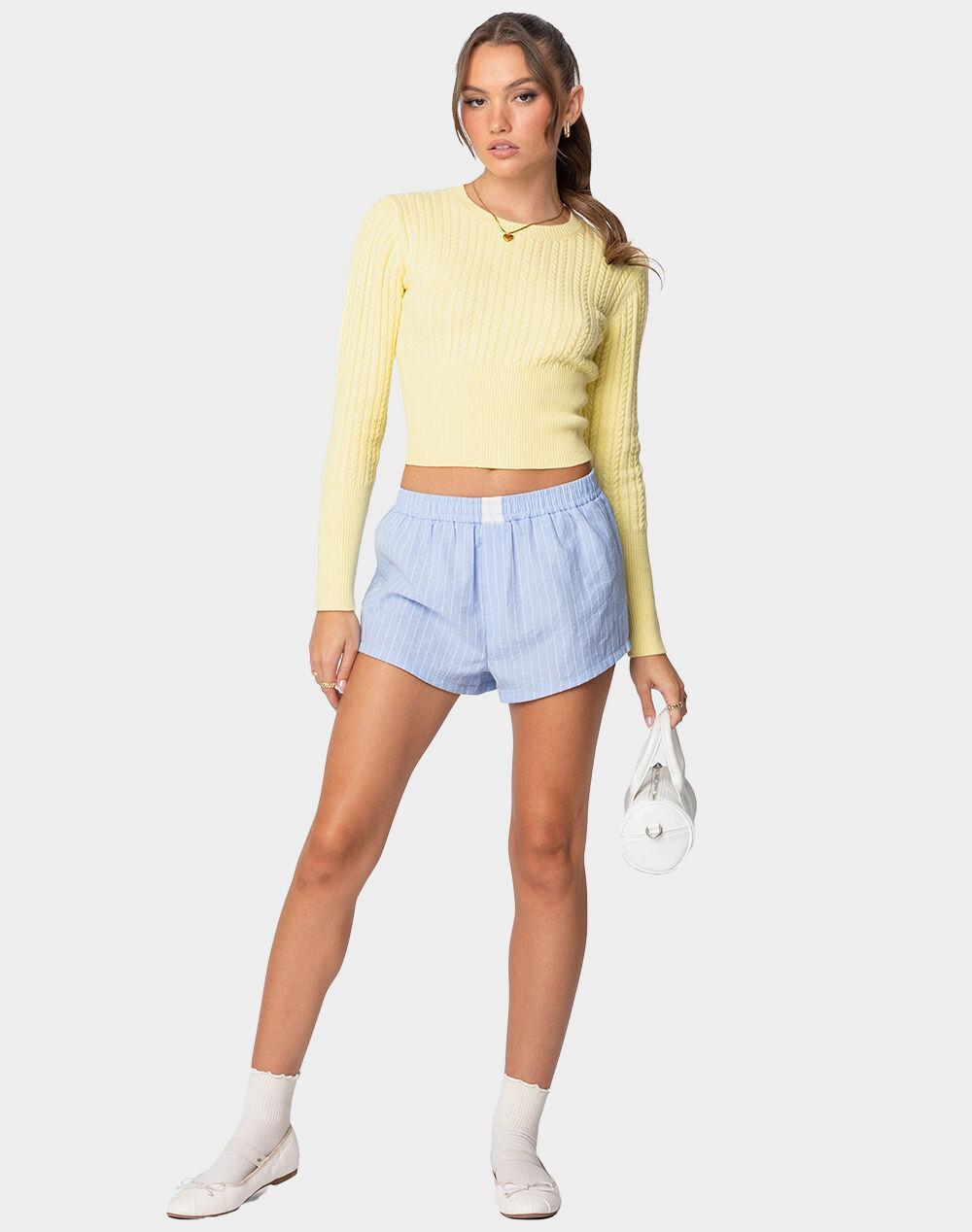 EDIKTED Mallory Cable Knit Sweater Product Image