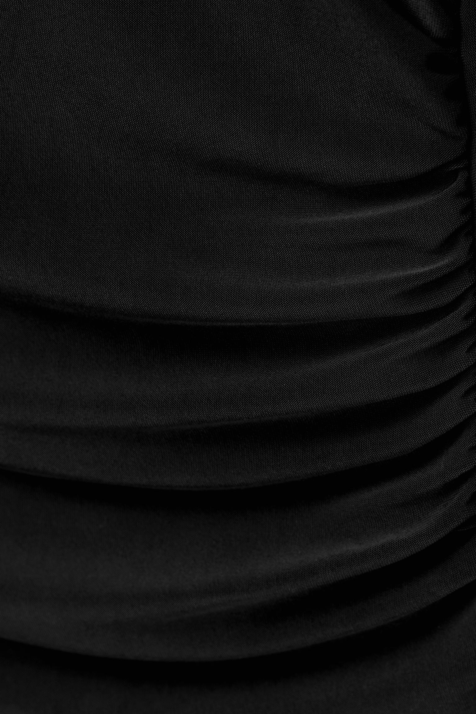 Asymmetric gathered T-shirt Product Image