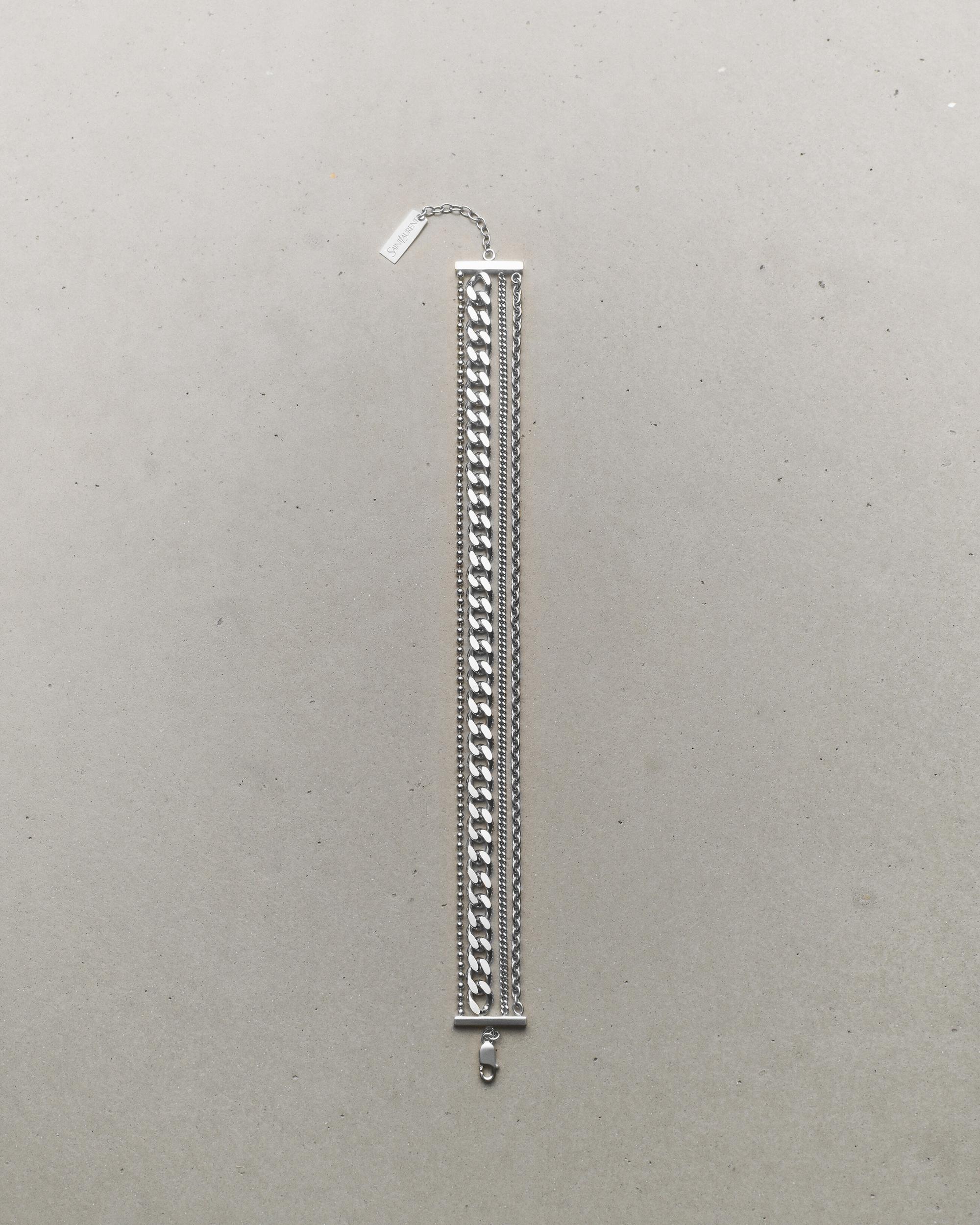 multi-chain bracelet in 18K grey gold Product Image