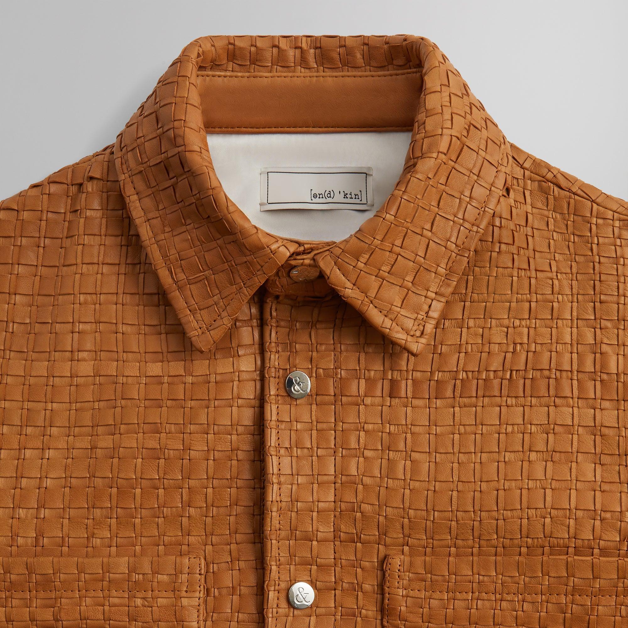 &Kin Woven Leather Apollo II Shirt - Tool Male Product Image