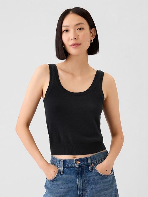 CashSoft Cropped Tank Top Product Image