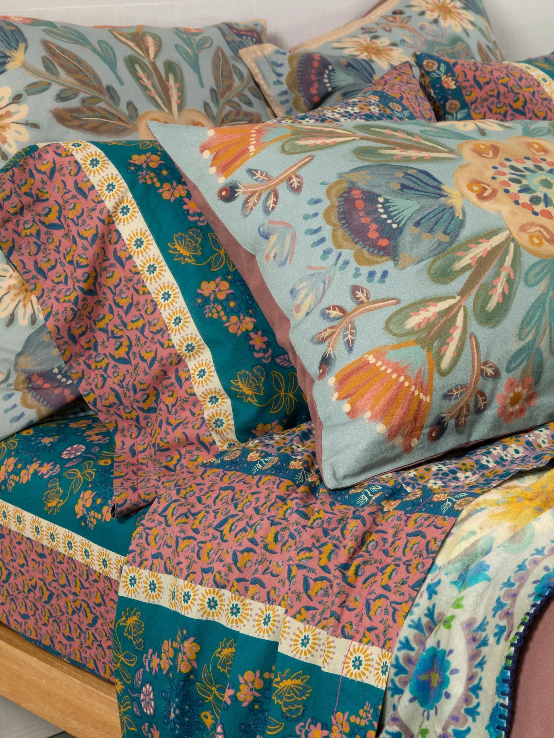 Sooo Soft Cotton Matching Sheet Set - Boho Borders Product Image