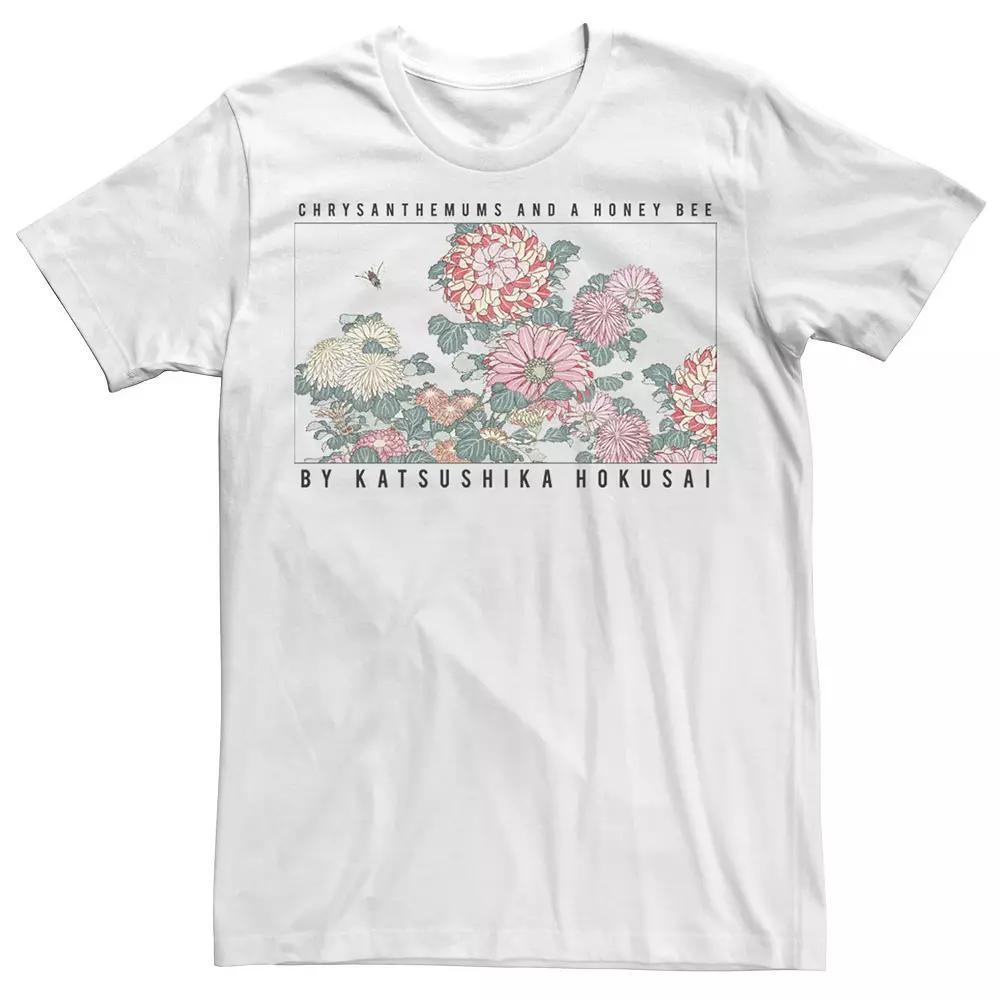 Men's Fifth Sun Hokusai Bee Floral Tee, Size: Large, White Product Image