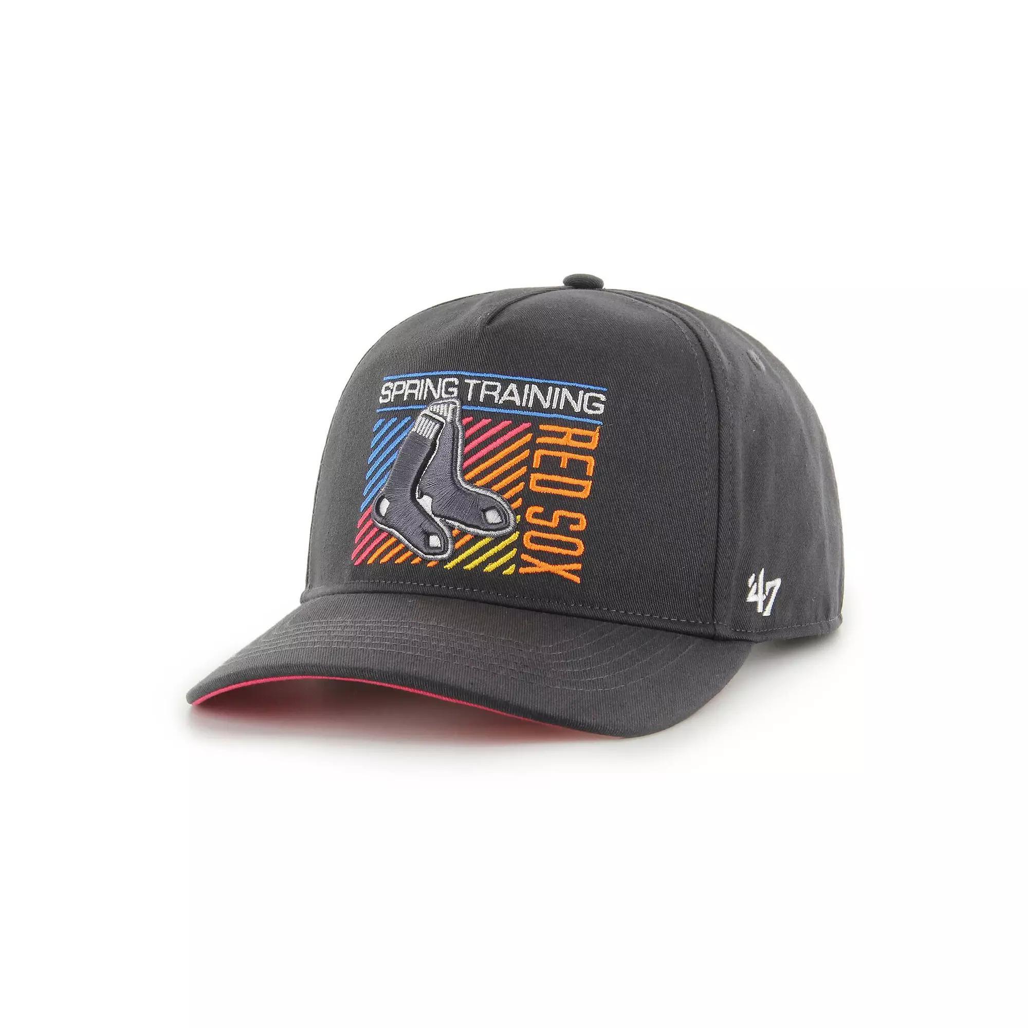 Men's '47  Charcoal Boston Red Sox 2023 Spring Training Reflex Hitch Snapback Hat Product Image