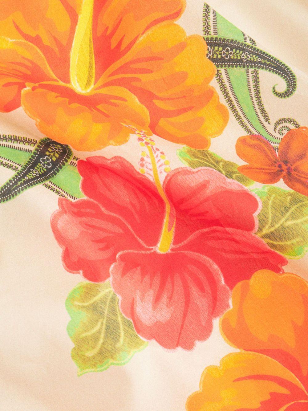 floral-print cotton shirt Product Image