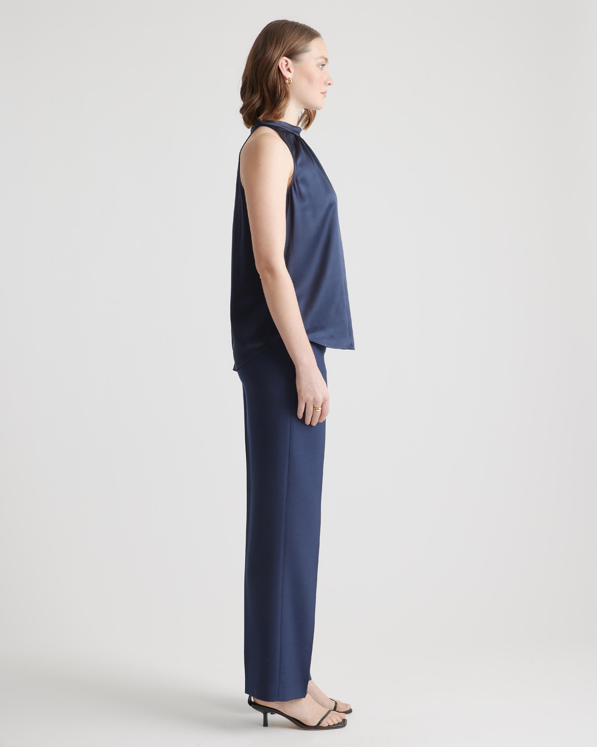 Quince | Women's Halter Top Silk Product Image