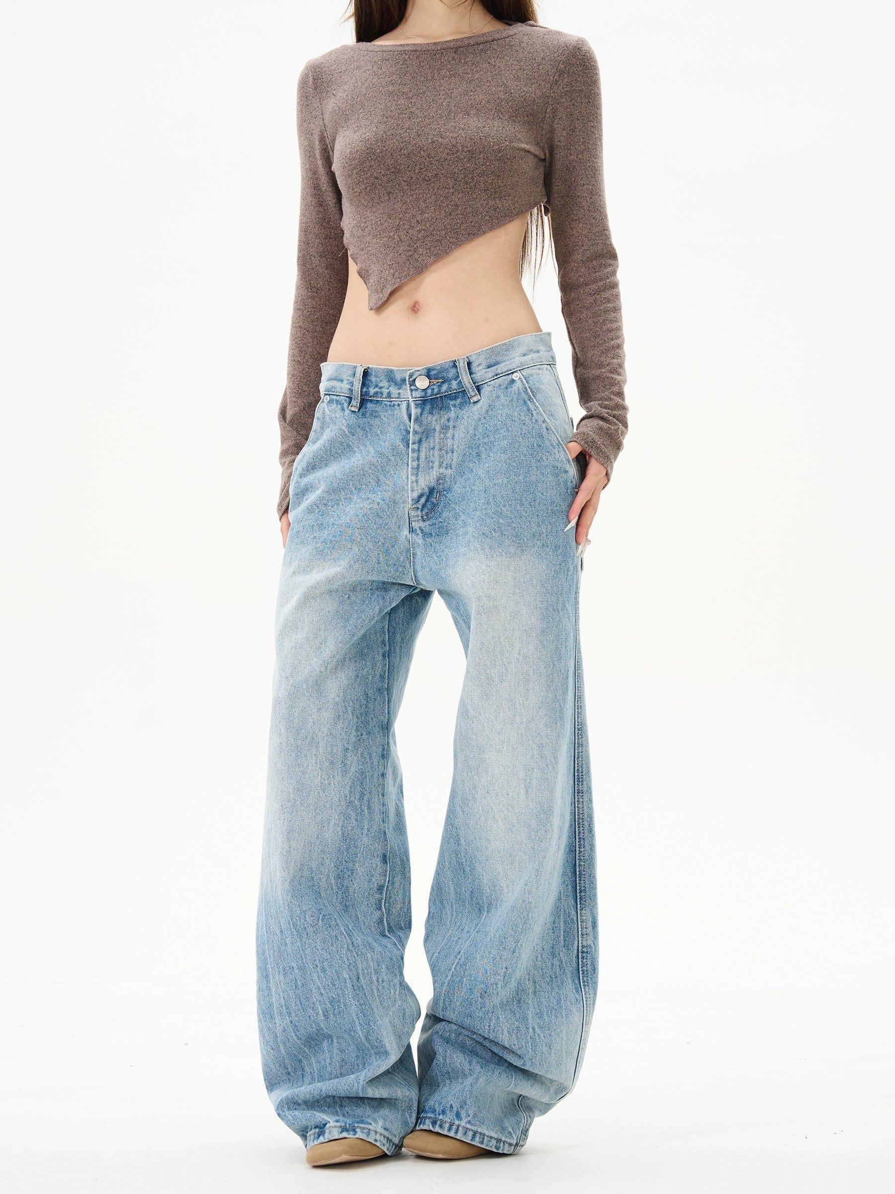 RT No. 12206 BLUE SCIMITAR DENIM JEANS Product Image
