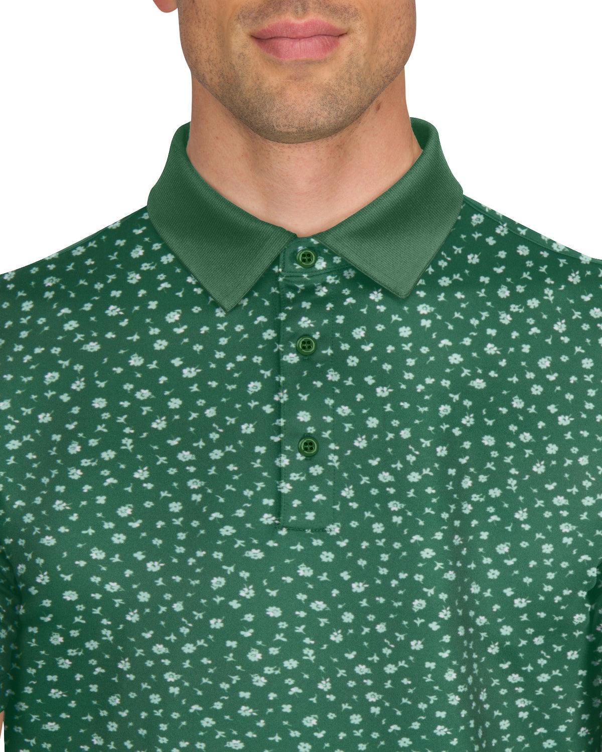 Three Sixty Six Men’s Print Golf Polos Product Image