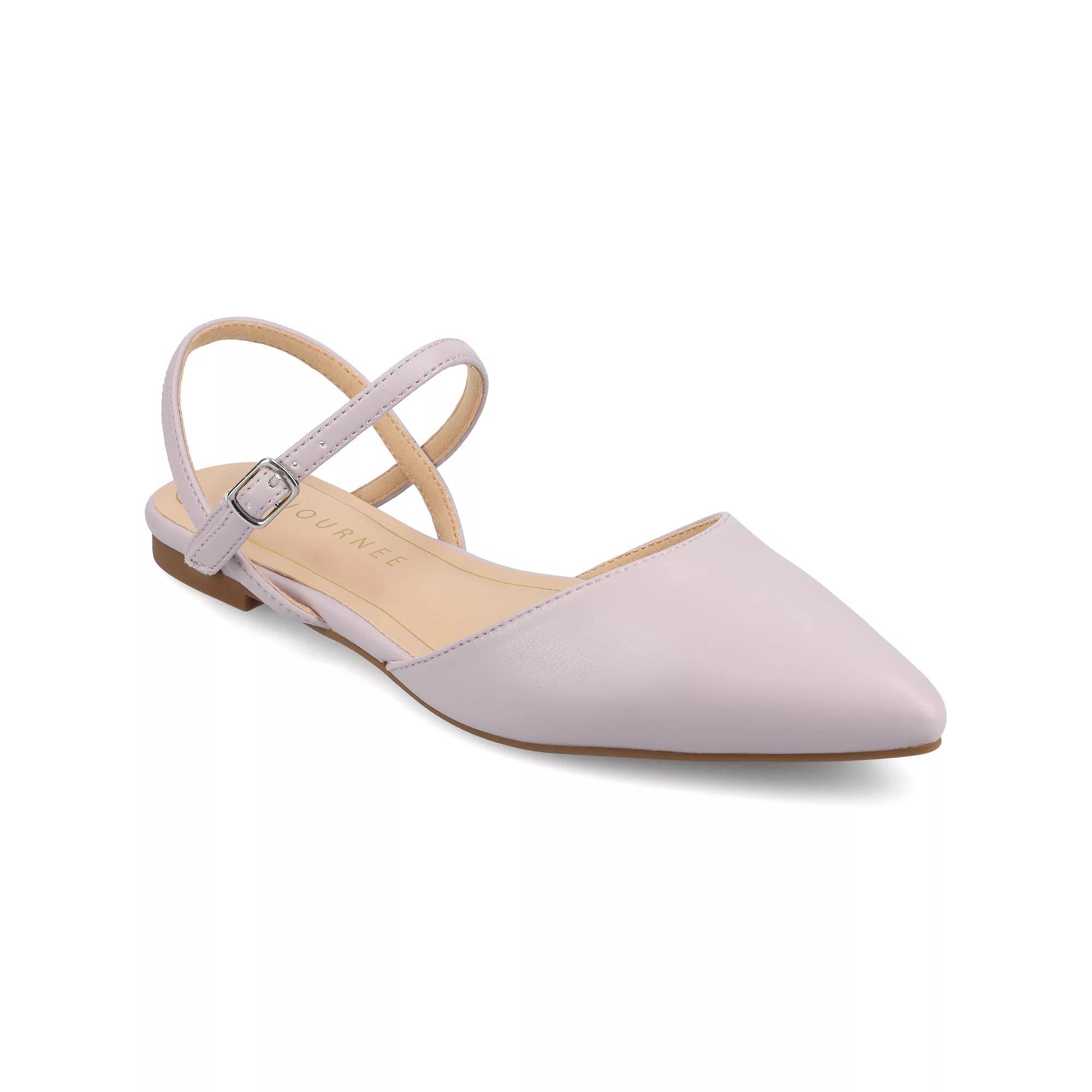 Journee Martine Womens SuperNatural Shades Tru Comfort Foam Dress Flats Purple Product Image