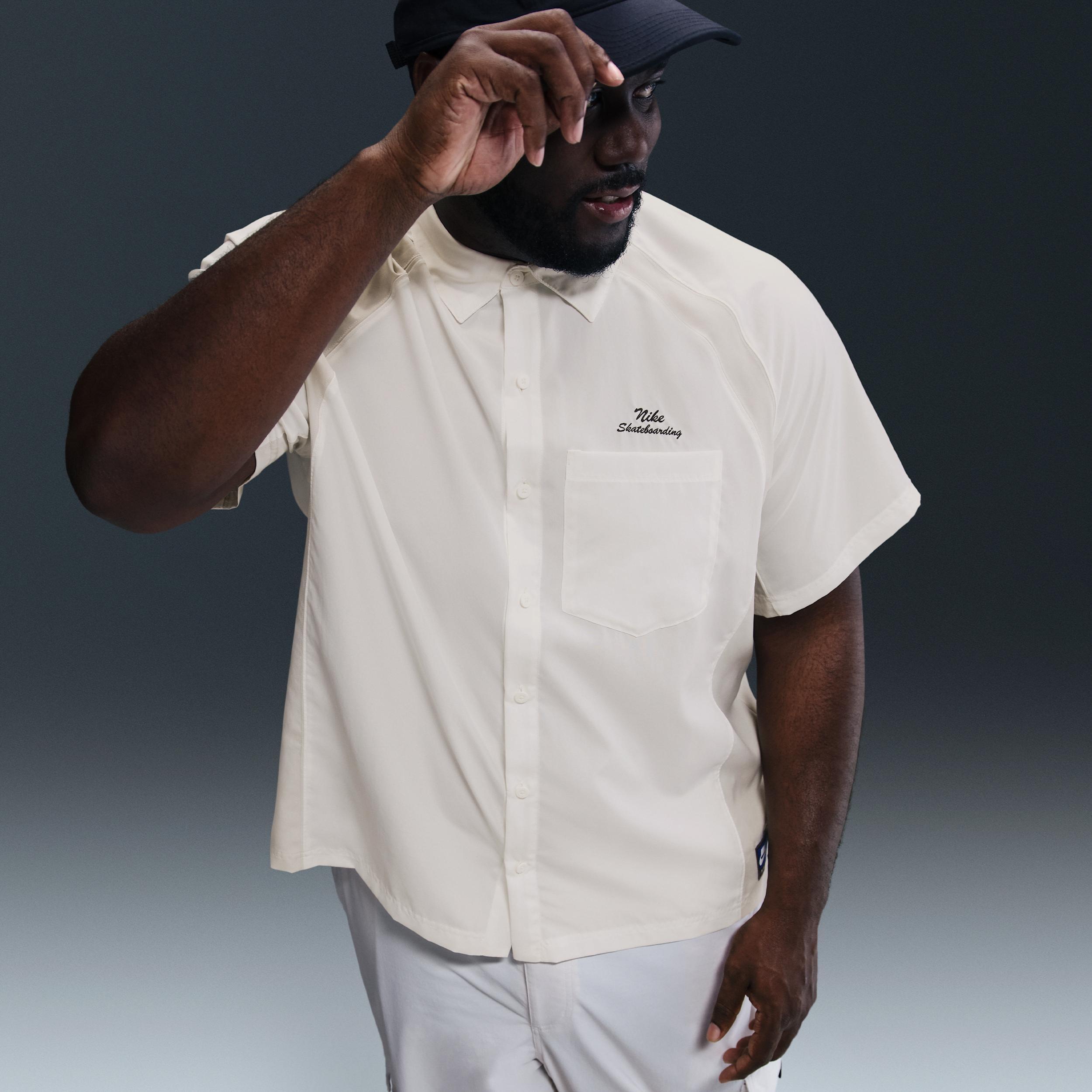 Men's Nike SB Dri-FIT Woven Short-Sleeve Bowler Shirt Product Image