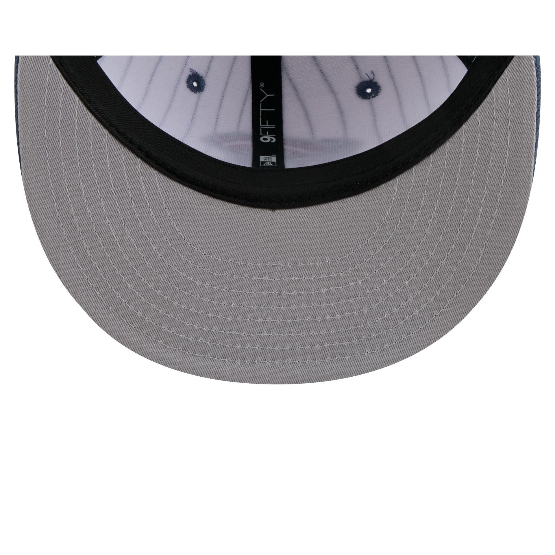 Colorado Avalanche Deceptor Pinstripe 9FIFTY Snapback Hat Male Product Image