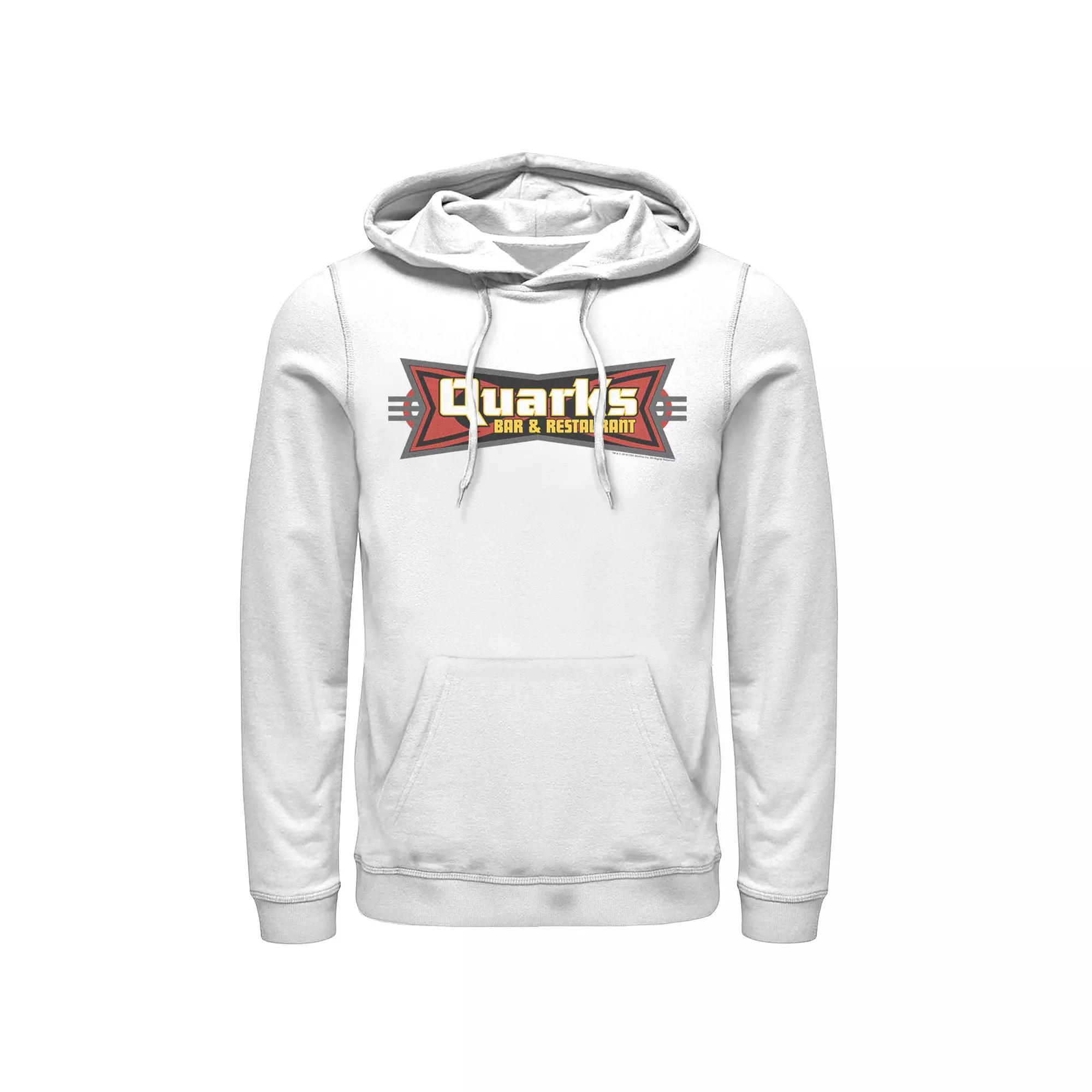 Men's Star Trek DS9 Quark's Bar & Restaurant Hoodie, Size: Large, White Product Image