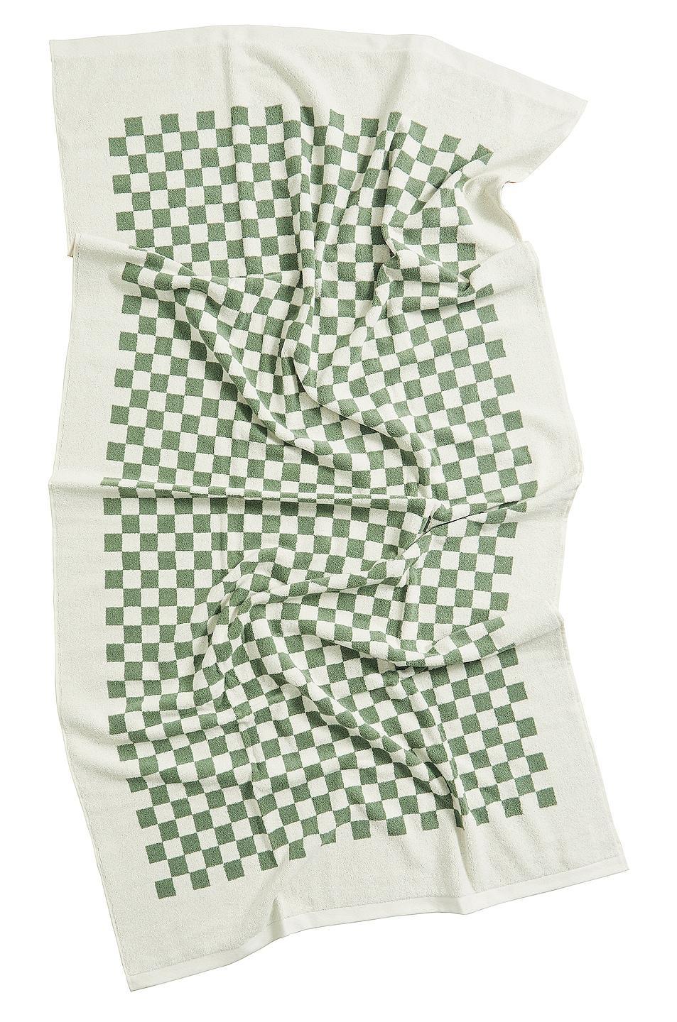 BAINA Roman Pool Towel Green.. Product Image