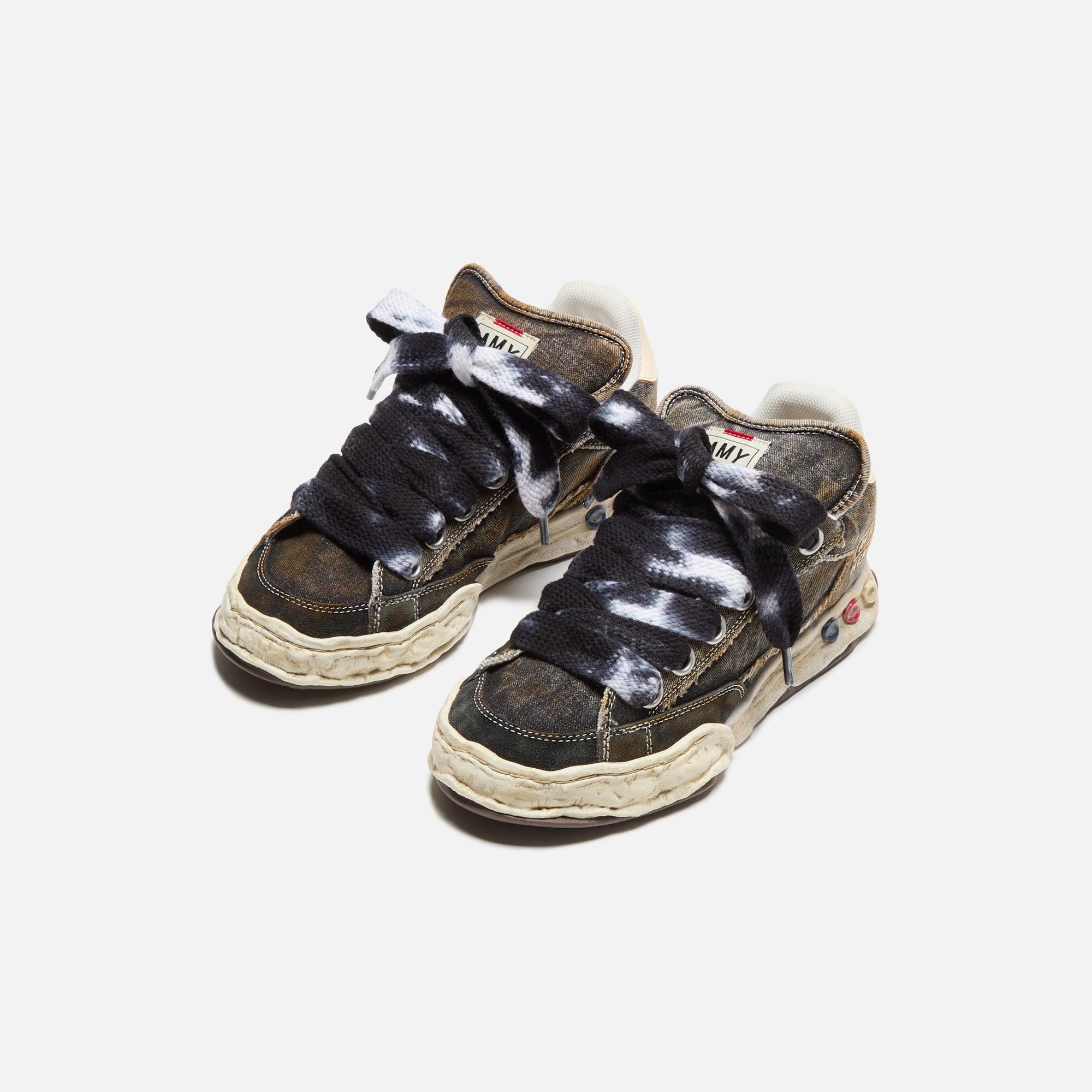 Mihara Yasuhiro Herbie Original Sole Puffer Canvas Low-Top Sneaker - Black Male Product Image