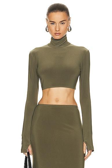 Slim Fit Turtle Top Norma Kamali Product Image