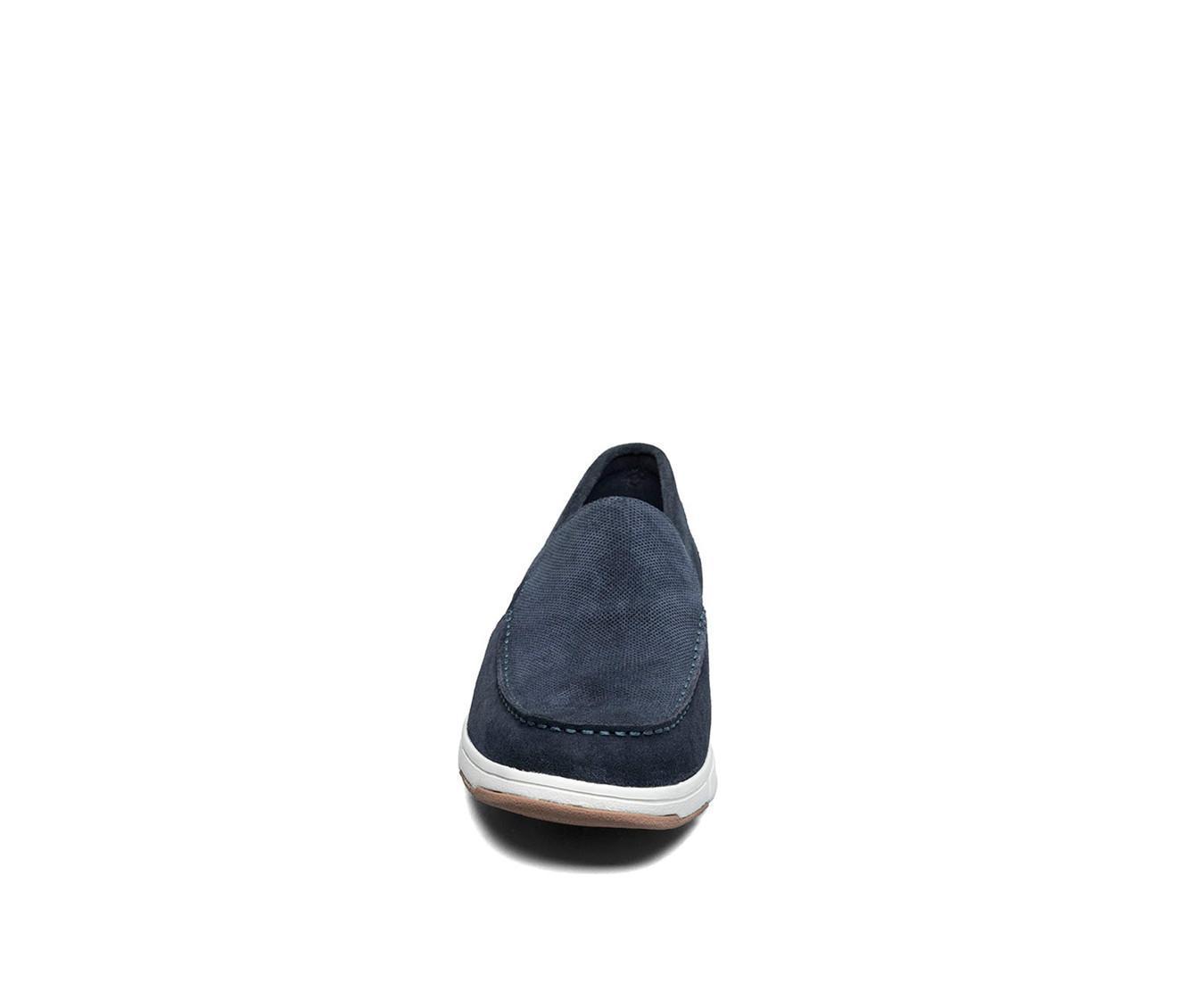 Men's Nunn Bush Luca Suede Moc Toe Venetian Slip On Loafers Product Image