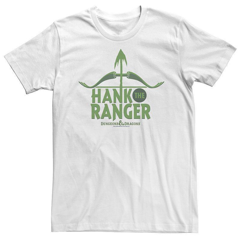 Big & Tall Dungeons & Dragons Hank The Ranger Logo Tee, Men's, Size: 5XL, White Product Image