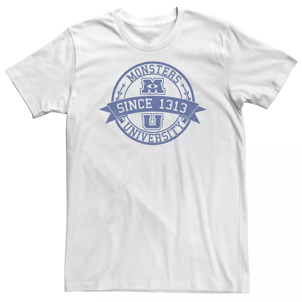 Big & Tall Disney / Pixar Monsters University Since 1313 Tee, Men's, Size: 5XL, White Product Image