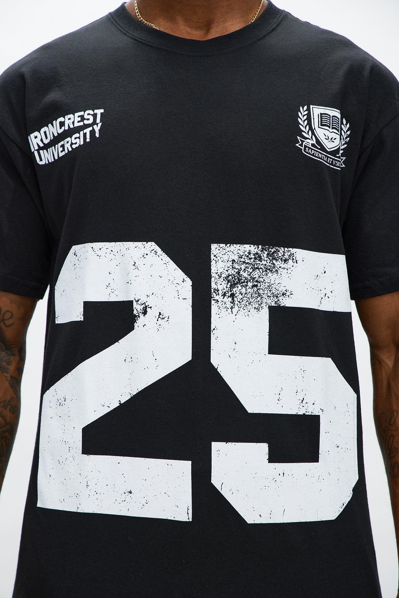 Gridiron Short Sleeve Tee - Black Product Image