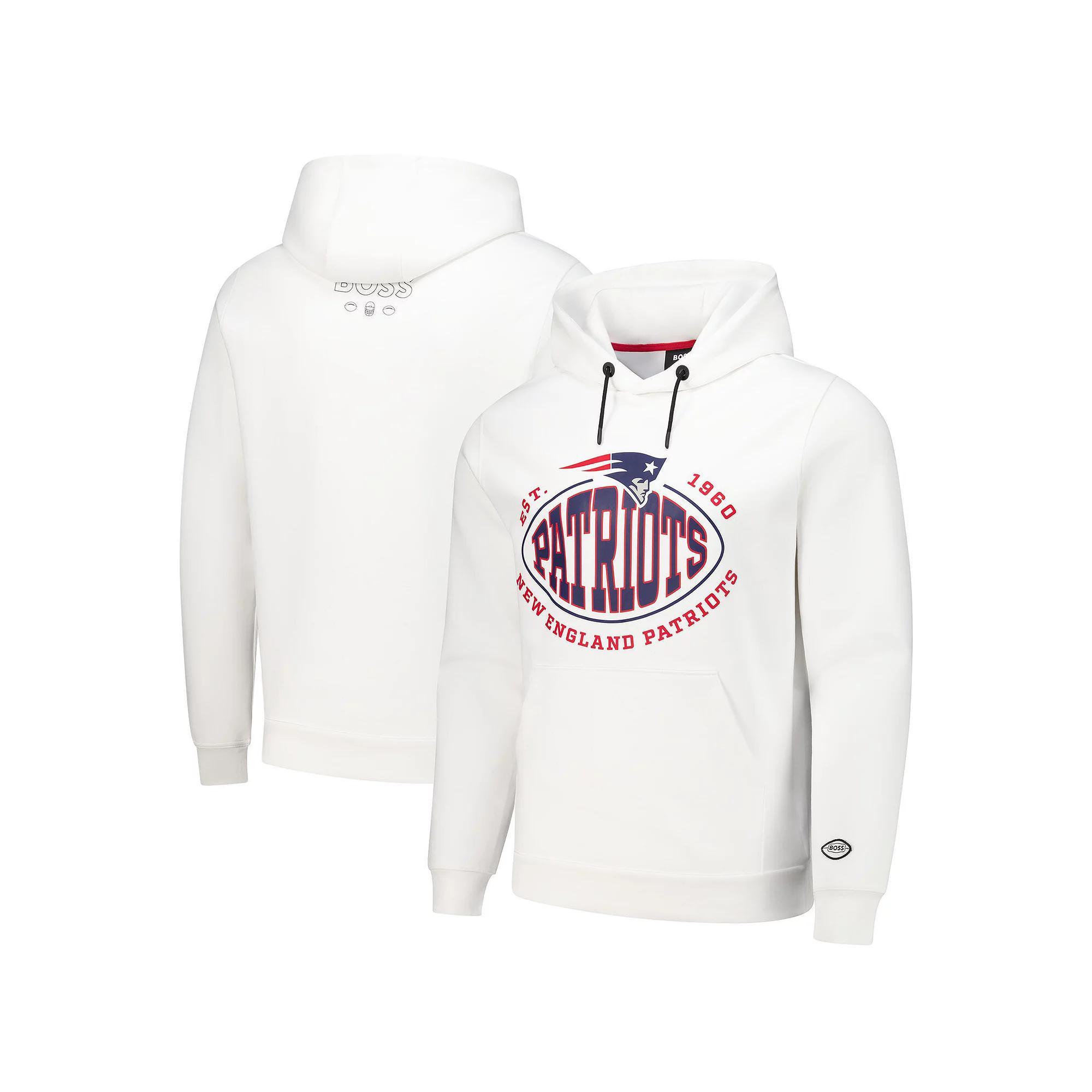 Men's BOSS X NFL  Black Minnesota Vikings Touchback Pullover Hoodie, Size: Medium Product Image