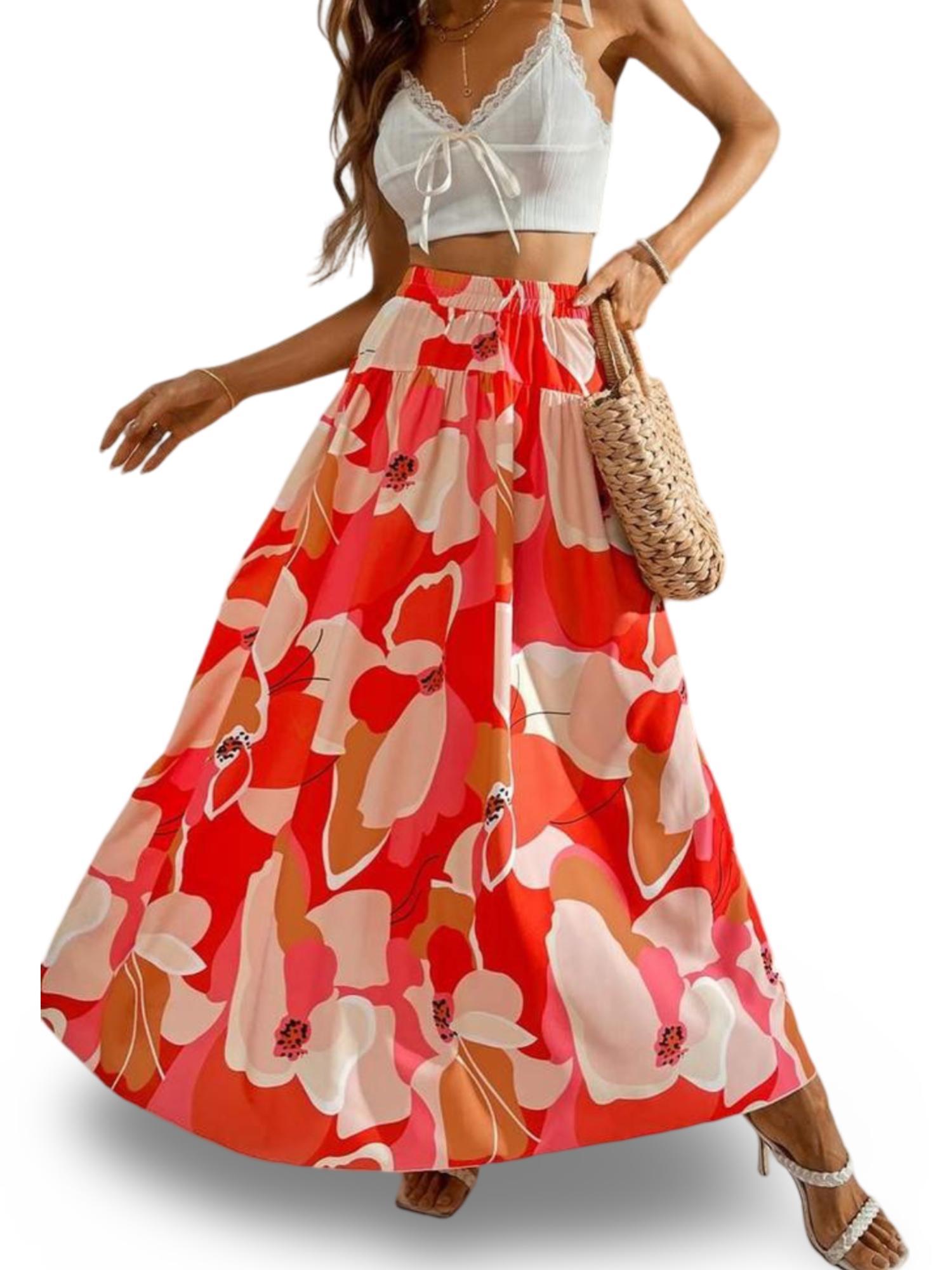 Luv Fashion Floral Skirt Product Image