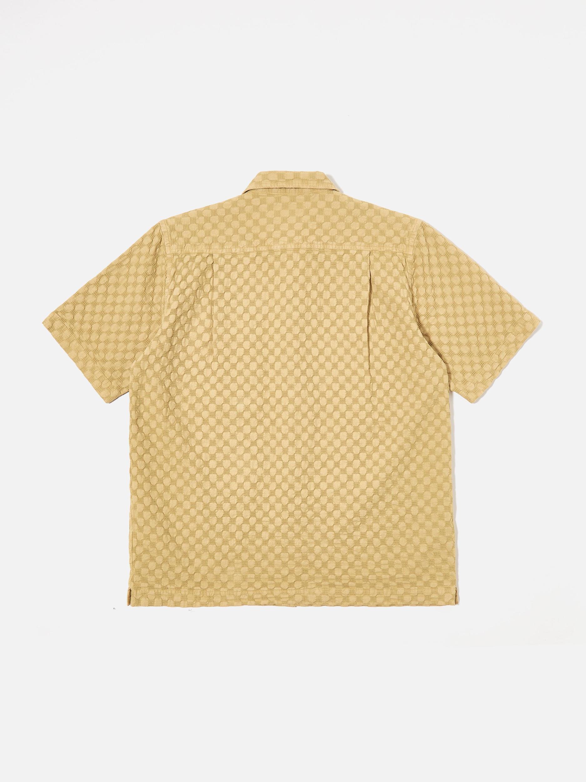 Universal Works Island Shirt in Camel Dot Waffle Product Image