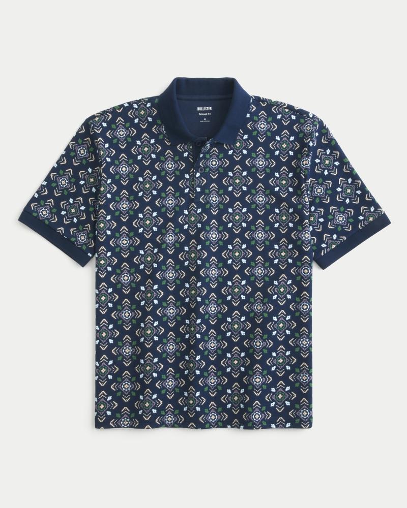 Relaxed Cooling Green & Mellow Golf Club Polo Product Image
