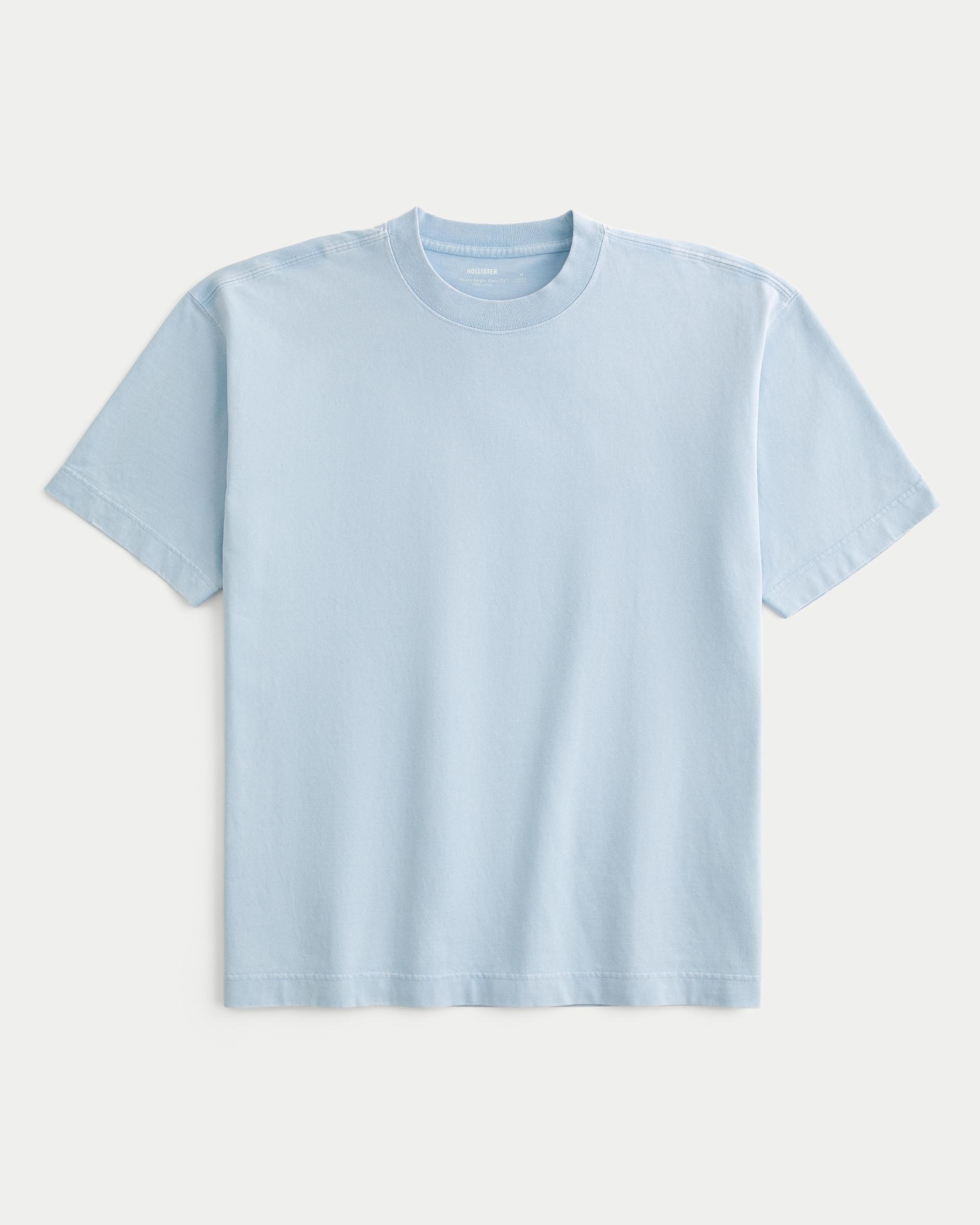 Boxy Heavyweight Washed Crew T-Shirt Product Image