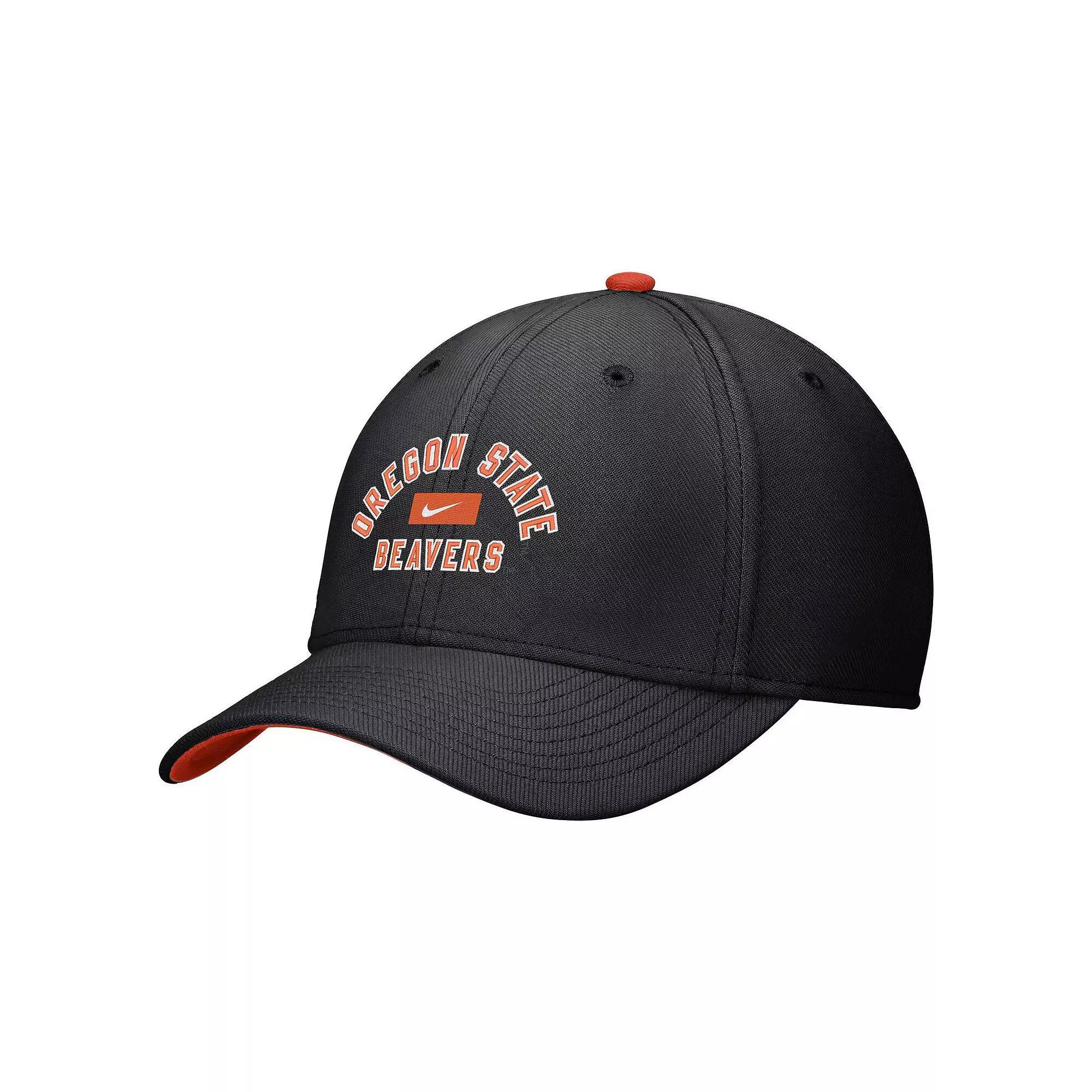 Men's Nike Black Oregon State Beavers Rise Flex Hat, Size: Small/Medium Product Image