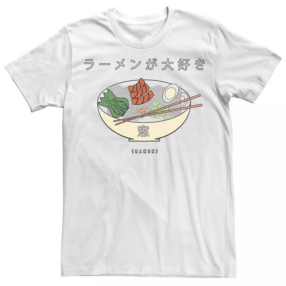 Men's Fifth Sun Love Ramen Food Text Tee, Size: Large, White Product Image