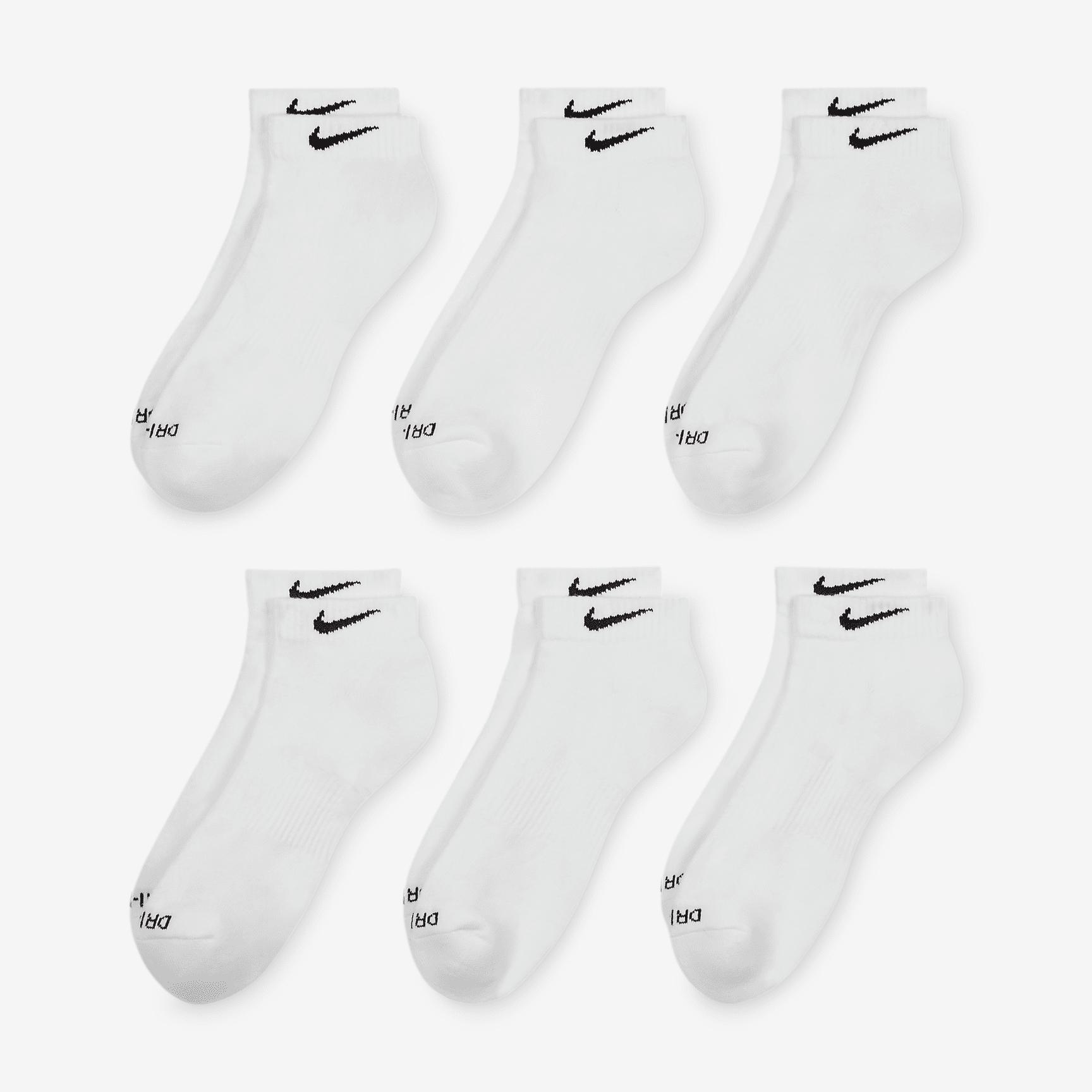 Nike Unisex Everyday Plus Cushioned Training Low Socks (6 Pairs) Product Image