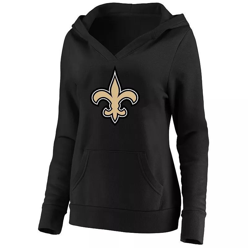 Womens Fanatics College Navy Seattle Seahawks Plus Size V-Neck Pullover Hoodie Product Image