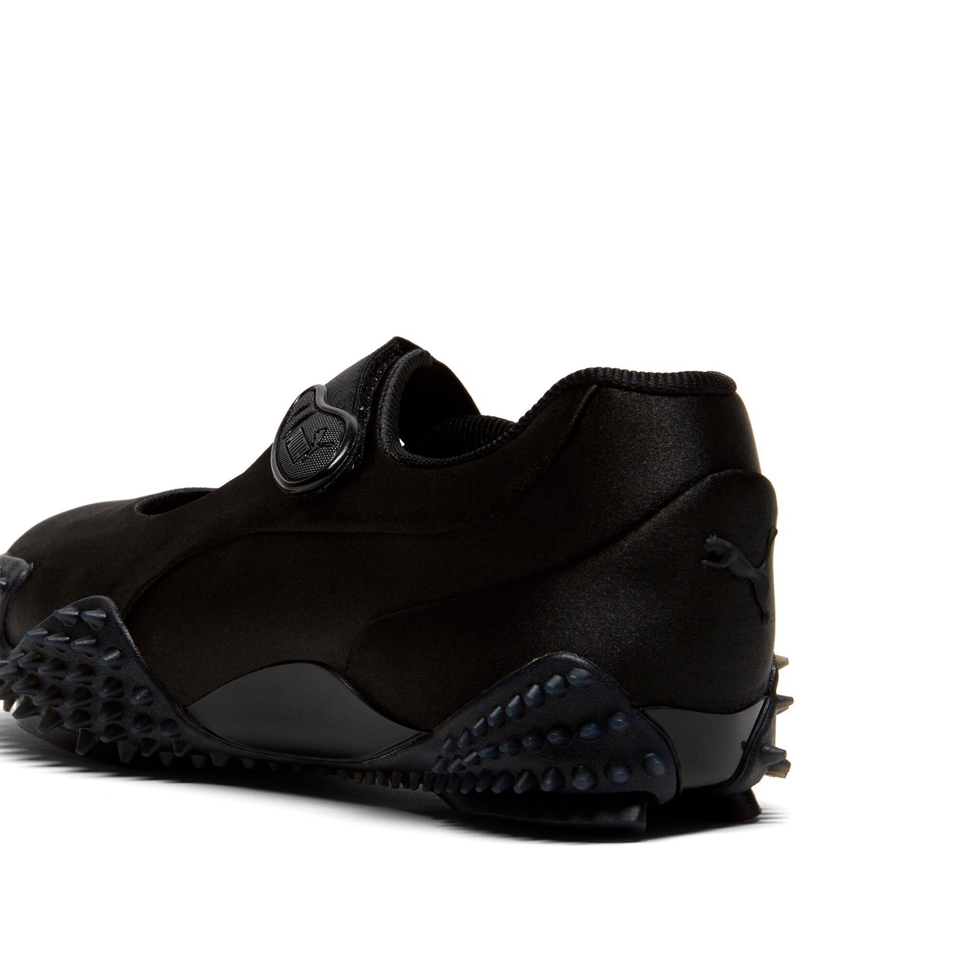PUMA Mostro Fey Satin Sneakers Women in Black/Cool Dark Grey Product Image