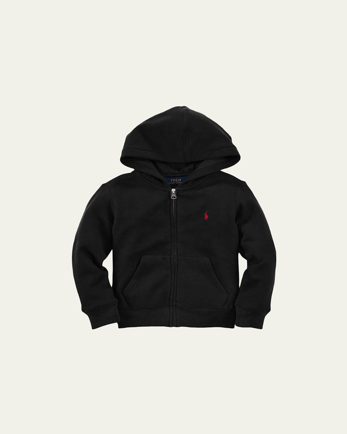 Boys Knitted Fleece Hoodie, Size S-XL Product Image
