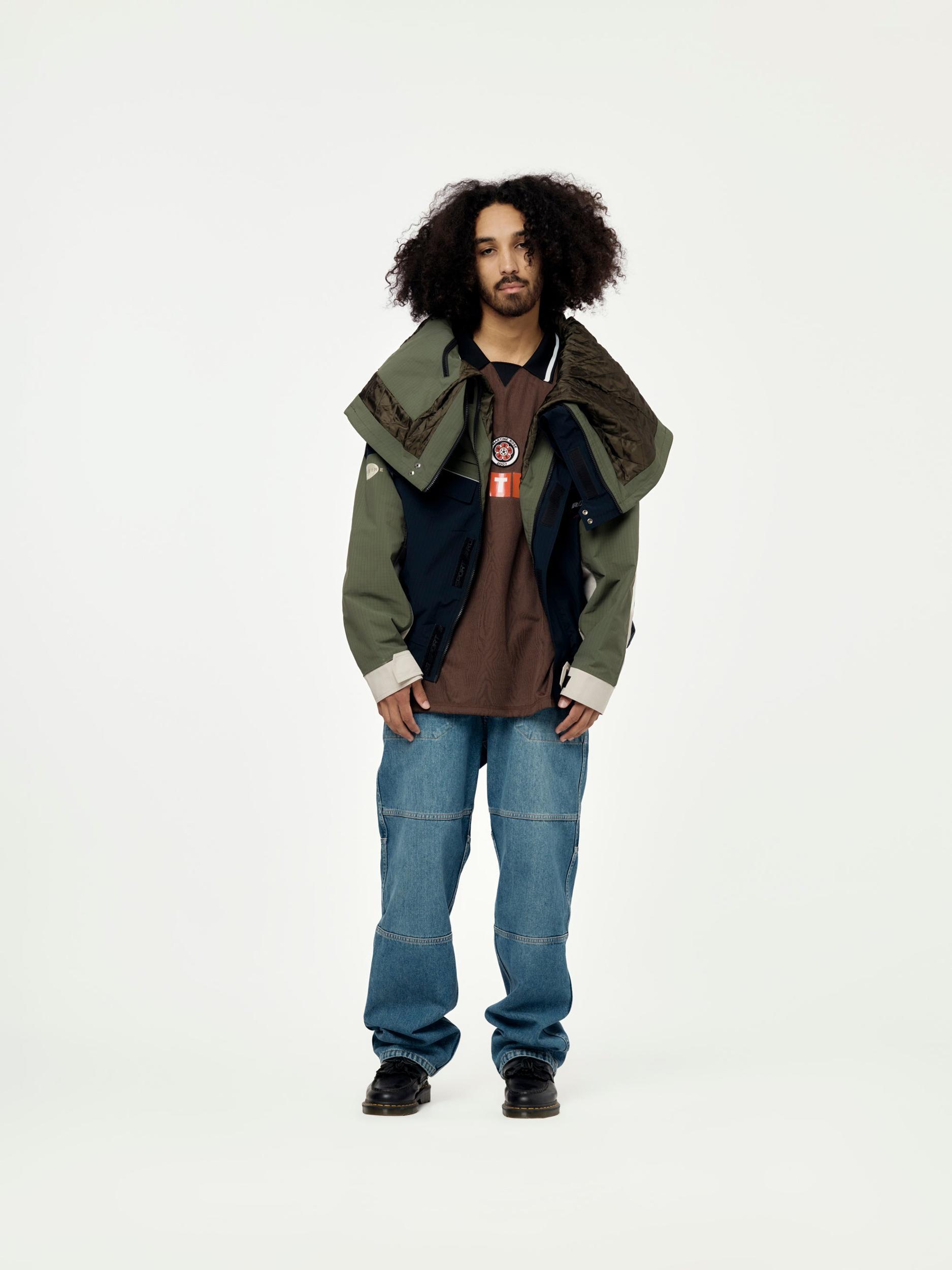Reverse Sports Jacket (Green/Navy) Product Image