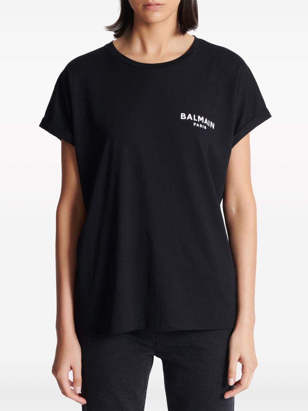 logo-print cotton T-shirt  Product Image