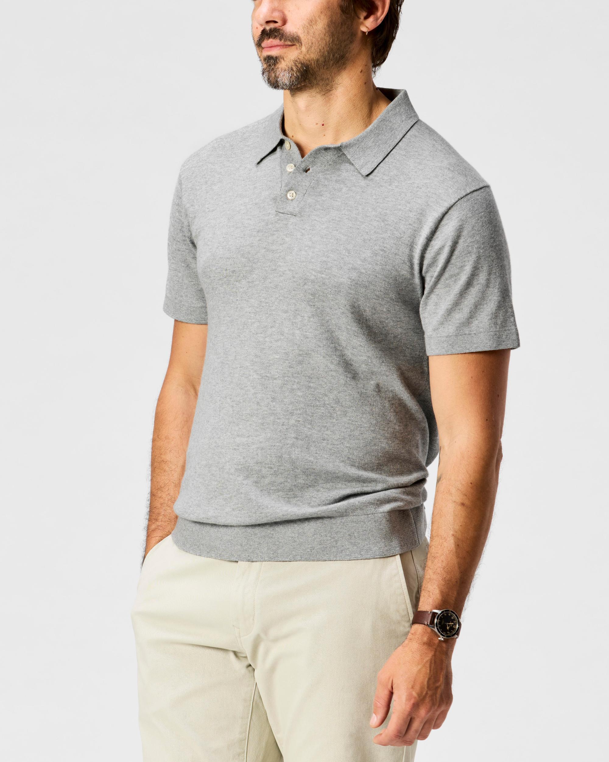 Cotton Cashmere Sweater Polo Product Image