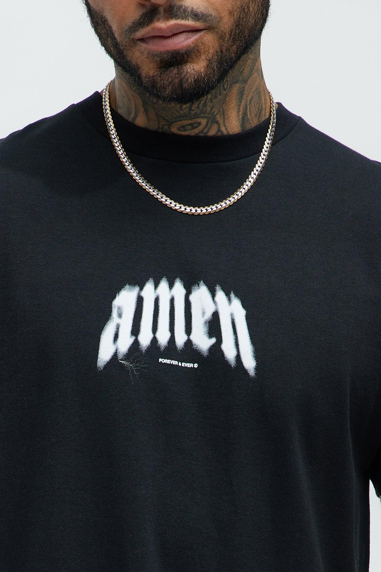 Amen Forever Short Sleeve Tee - Black Product Image
